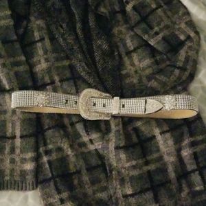nocona belt co. Jeweled on genuine leather